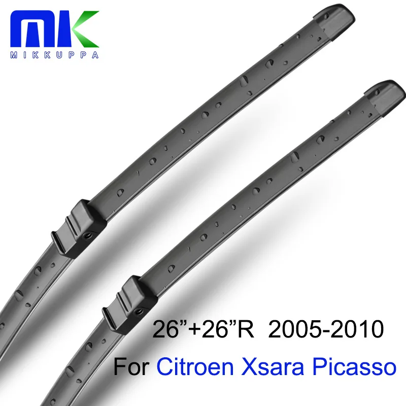Щетки стеклоочистителя для Citroen Xsara Picasso 2005 2010 26 + дюймов|wiper blade|windscreen wiperauto wipers |