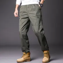 Mens Cargo Pants with 6 Pockets Military Streetwear Casual Pants Plus Size Camouflage Long Pants Men Hip Hop Trouser Joggers 5XL