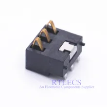 Батарейка с пружиной Соединитель 3 контакта 2,50 мм Шаг 7,0 мм высота с локаторами 0.5A 50 в Номинальный reflow soderable