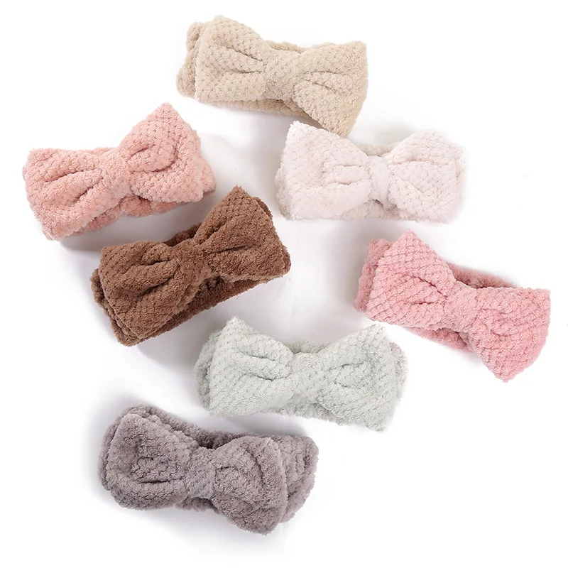 

Elastic 67 Colors Cute Coral Fleece Paillette 1PC Comfortable Soft Adjustable Headband Cat Ears