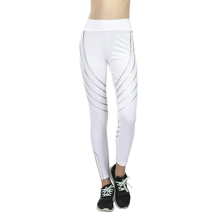 Elleperi Glow Glam Reflective Leggings Athletic Yoga Fitness Leggings