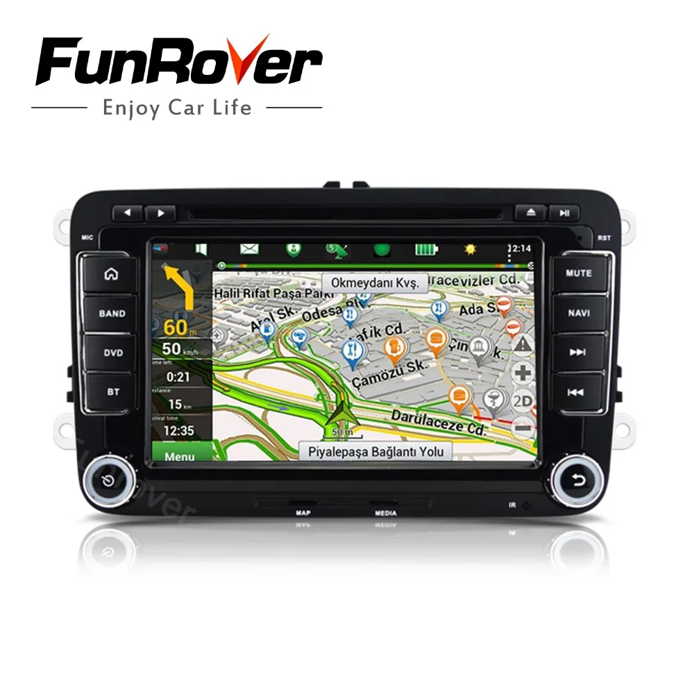 7 дюймов HD емкостный сенсорный экран VW dvd моторизованный в dash цифровой ( 1024 * RGB 600 ) с