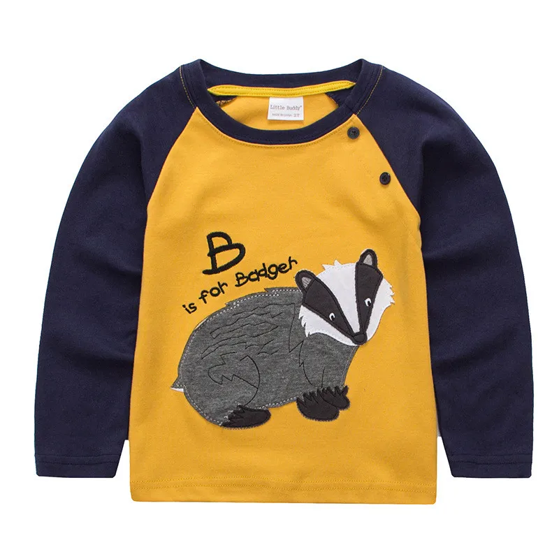 Jumpingbaby топы для мальчиков 2019 детские футболки детская одежда детей