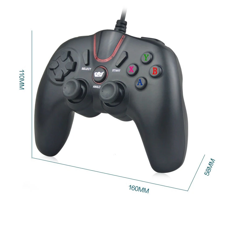 Wired Gamepad For Xbox 360 Dzhostik Controller triggers for cellular Usb Joystick Pubg control Joypad For PC Laptop Win7810XP (9)