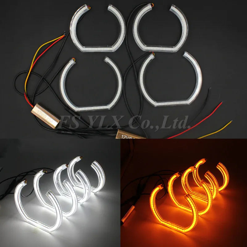 

12V Car DRL LED Daytime Running Light For Mazda 2 2015 2016 With Auto Yellow Turning Function led drl kit fog headlamp for mazda