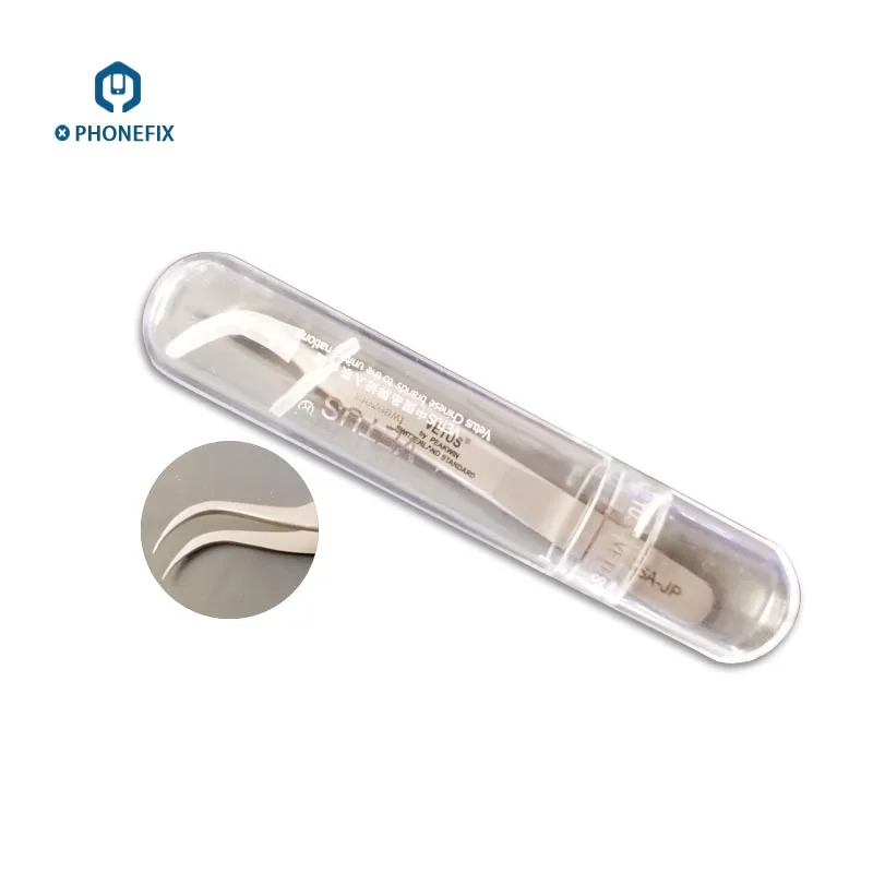 

Vetus High Quality Tweezers Precision Curved Tweezers for iPhone BGA CPU Circuit Board Jump Wire Fingerprint Repair Tweezers