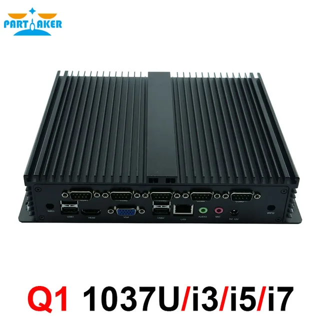 Cheap Mini pc fanless industrial pc embedded computer low power rugged computers Celeron 1037U i5 3317u barebone pc with 6*RS232 COM Cheap Mini pc fanless industrial pc embedded computer low power rugged computers Celeron 1037U i5 3317u barebone pc with 6*RS232 COM