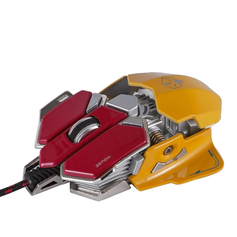 4800 DPI Optical USB Wired Professional Gaming Mouse Programmable 10