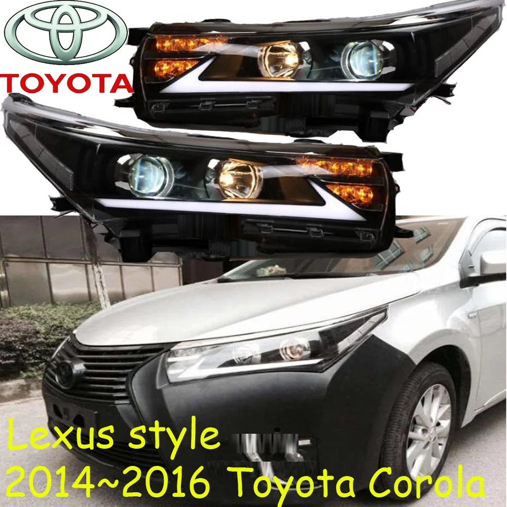 car styling,Corolla headlight,20152016,Free ship!2pcs,Corolla fog