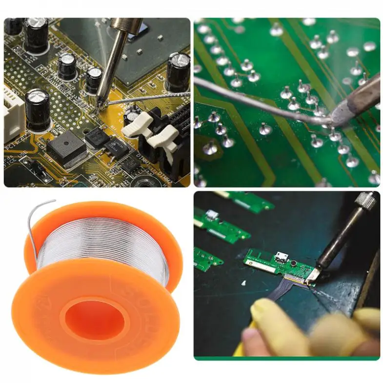 Soldering Tin Wire 63/37 50g 0.5mm-1.5mm No-clean Rosin Core with 2% Flux Low Melting Point for Electric Soldering Iron soldering wire soldering tin wire welding wires