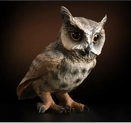 

Giant wild owl eagle eagle early education toy model Bird decoration home living room statue sculpture