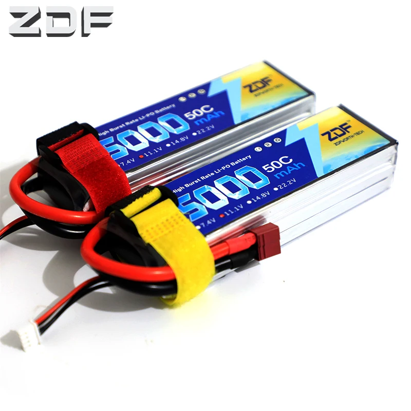 

ZDF 2pcs FPV 450 500 AKKU 11.1V 5000mAh 50C 100C 3S RC LiPo Battery For RC Boat Traxxas Car HPI E-revo 2.0 Xmaxx 1/8 1/10