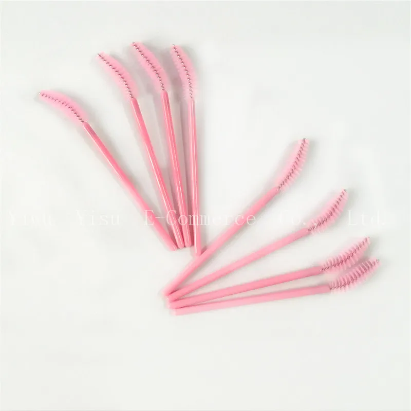 

500pcs Hot Elbow Eyelash Brushes Lash Cosmetic Disposable Eyelash Extension Mascara Wands Makeup Applicator Lash Make Up Tool