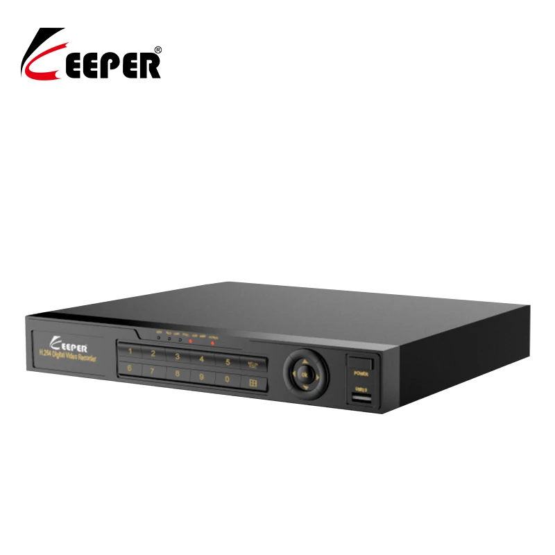 KEEPER 4 Channel 1080P AHD Full HD 5 in 1 Hybrid DVR Surveillance Video Recorder Support