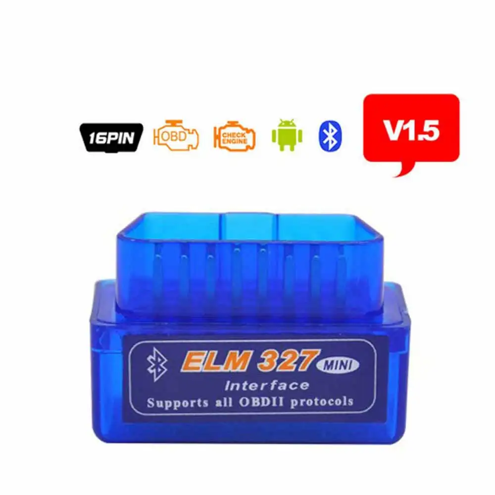 

2019 A++ Quality Mini Tester OBD 2 Auto Diagnostic Scanner Newest Original V1.5 Super Mini ELM327 OBD2 OBD II Bluetooth ELM 327