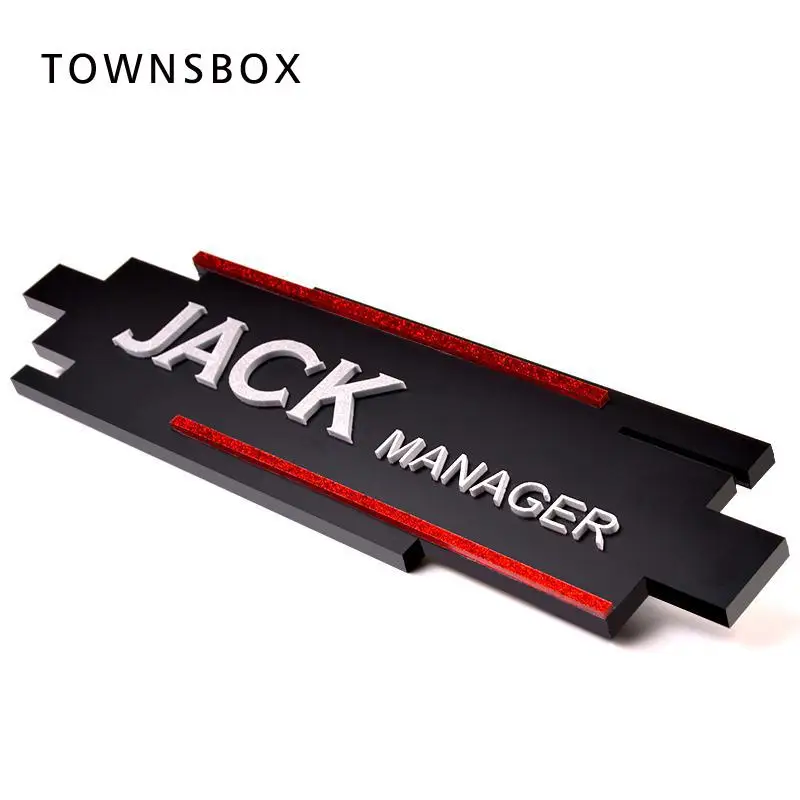 Us 18 48 12 Off Acrylic Customized Name Plate Office House Number Door Plate Letters Department Door Plate Sign Customized Sinage Indicator Card In