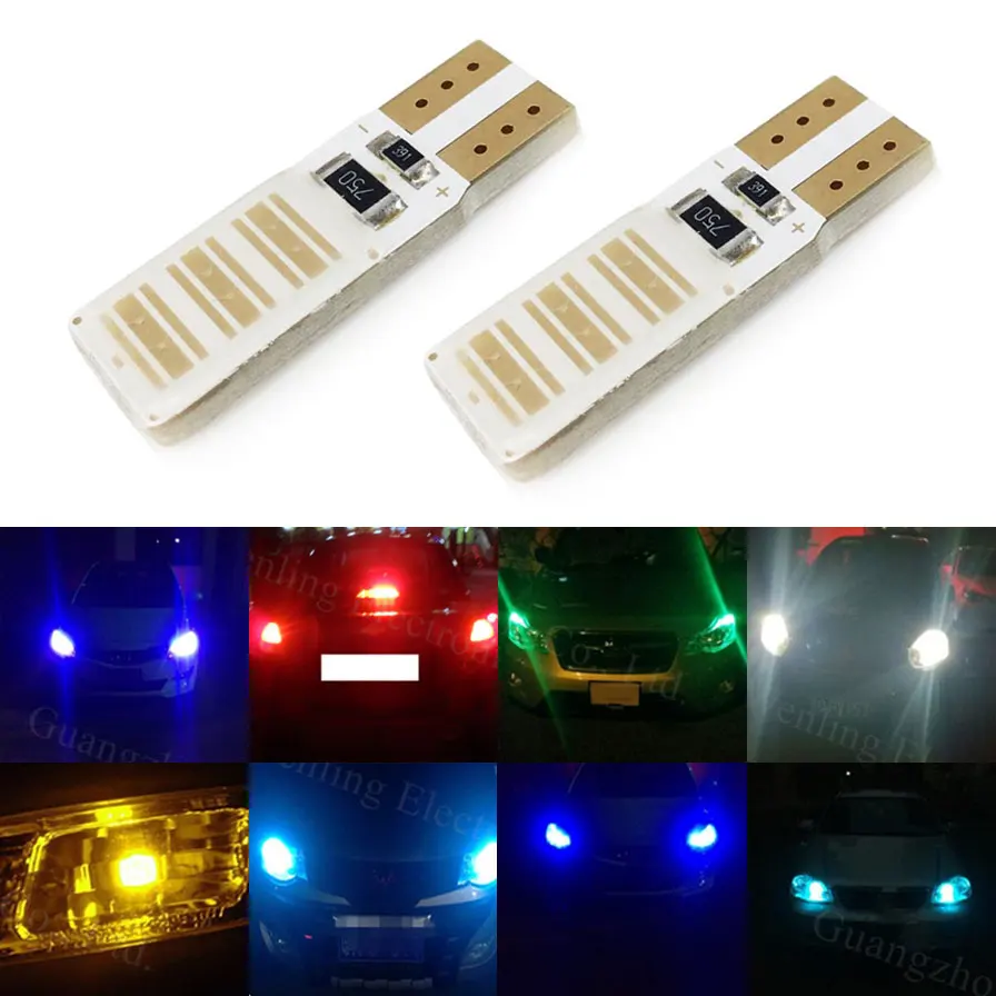 

2x High Power Canbus No Error Led W5W T10 Led COB Car Bulb Lamp Interior Light Parking Light External Lights Universal Auto