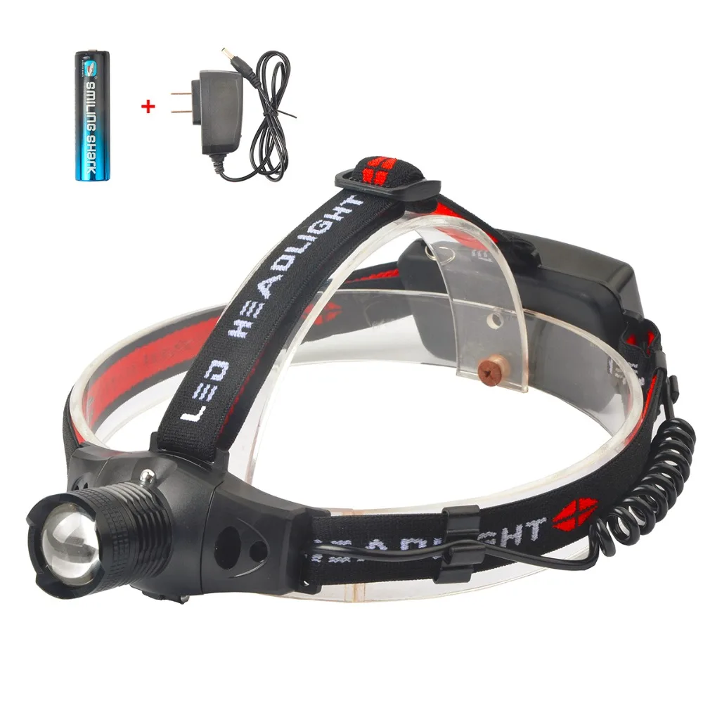 500 Lumens CREE Q5 LED Headlamp Flashlight, 3 Modes Adjustable Focus