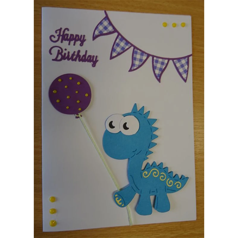 

YaMinSanNiO Dinosaur Metal Dies Cutting Dies Scrapbooking Embossing Dies Cut Stencils DIY Cards Craft Dies