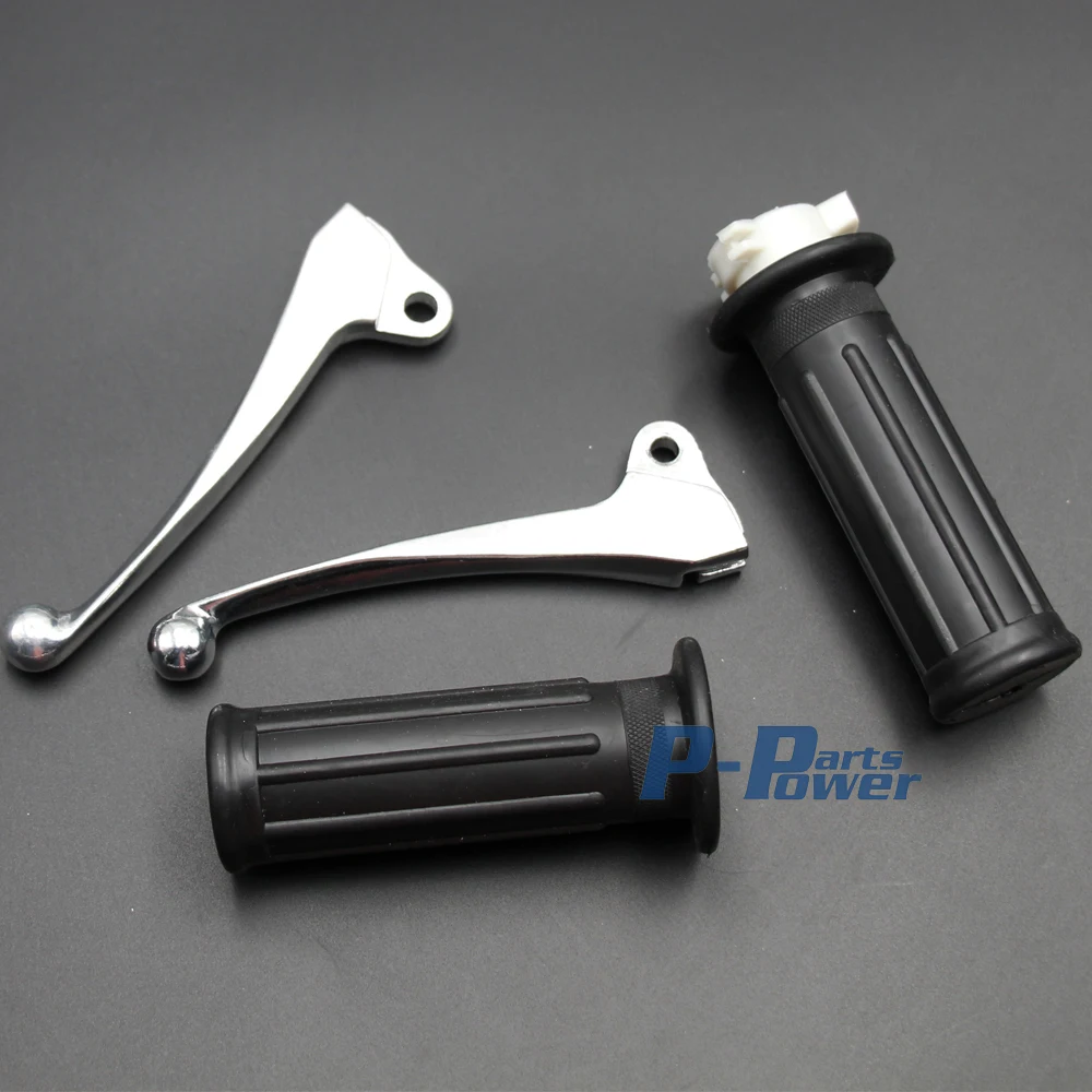 

Hand Grips and Brake Lever Set Front Rear Handlebar Grip For Yamaha PW50 PW 50 new