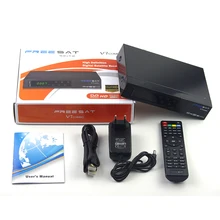 FREESAT V7 COMBO Satellite TV Receiver With IPTV CCCam BISSKEY TV BOX DVBS2/DVBT2 COMBO SET TOP BOX