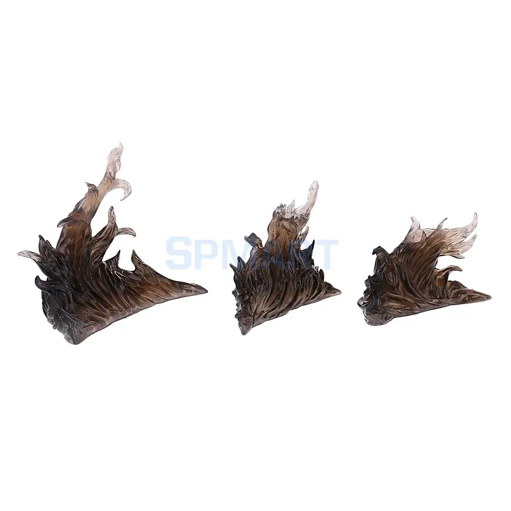 DIY Burning Flame Effect Action Figure Display Stand Support Holder for Gundam Bandai Saint Seiya