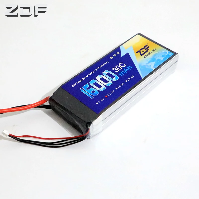 

ZDF RC Lipo Battery 3S 11.1V 16000mah 30C MAX 60C with XT90 XT150 Plug for RC Car Boat Airplane Quadcopter S1000 UAV