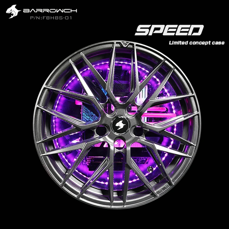 Barrowch FBHBS-01 New Speed Series Limited Wheel Hub Concept Cases Global Limited Edition Special Case Tempered Glass
