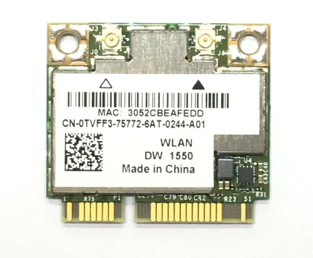 Новая AzureWave Broadcom BCM94352HMB BCM94352 802 11/ac 867 Мбит/с Wi Fi половинная мини PCI E DW1550