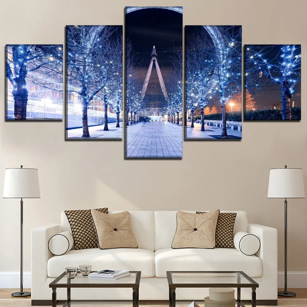 

Small Dream Street Modern Decor Landscape Painting Home Decor Picture Wall Art Canvas HD Printed Decor Paintings Canvas Wall Art