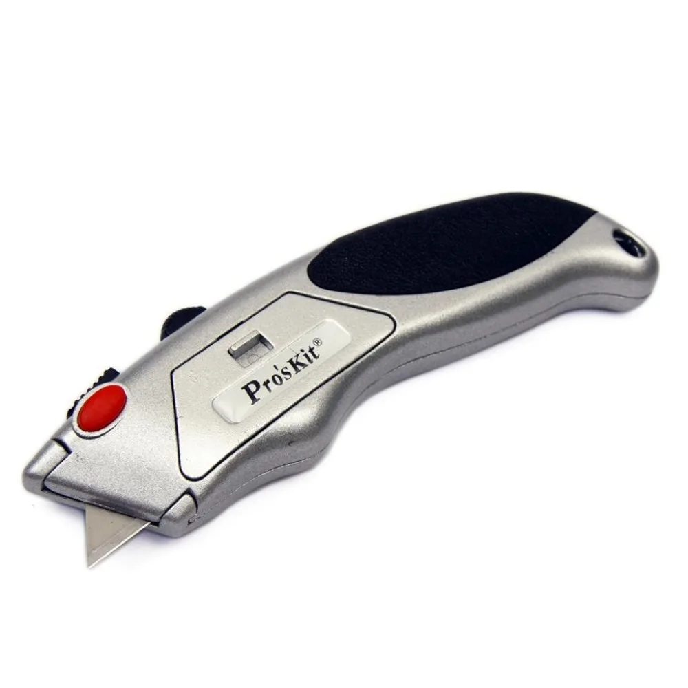 

Original Brand Proskit DK-2112 Heavy Duty Knives Adjustable Blade Paper Cutter utility Knives with 6 blades