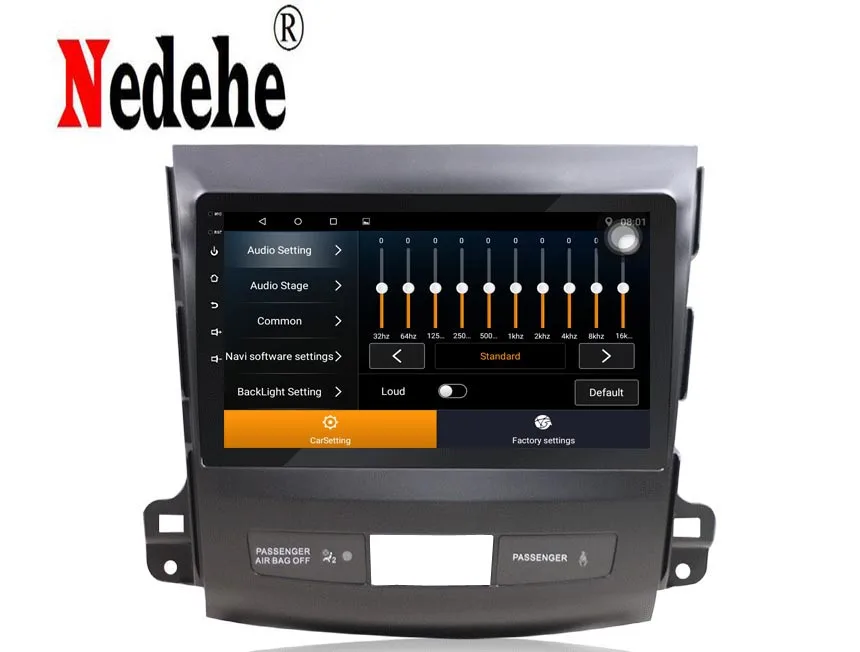 Clearance Nedehe 9 inch Android 8.1 full touch screen car multimedia system For Mitsubishi Outlander 2006-2014 car gps radio navigation 4