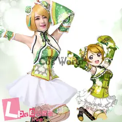 LoveLive! Love Live Коидзуми Hanayo Chinoiserie Cheongsam Короткие Топы Необычные платья равномерное наряд аниме Костюмы для косплея