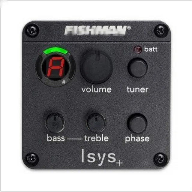 Acoustic EQ Equalizer Guitar Piezo Pickup Preamp Tuner System with LCD