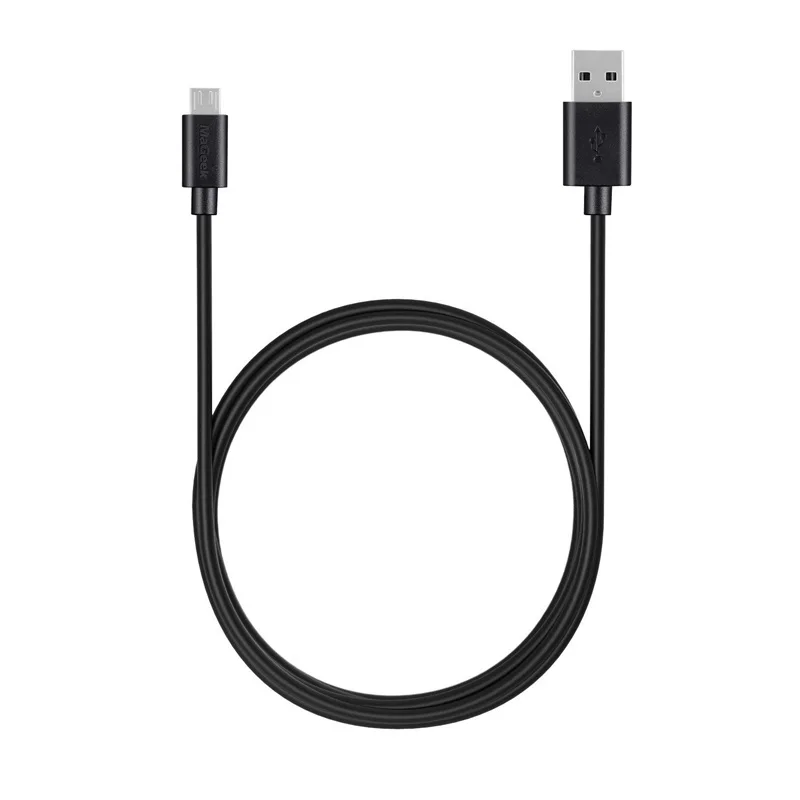 MaGeek 1,8 м/6 футов Премиум удлиненный микро USB кабель высокоскоростные кабели 5V2. 0A для Android - Цвет: Черный