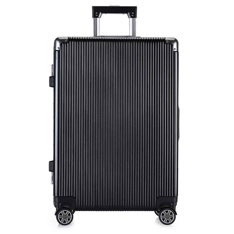 

2018 new high-end aluminum frame pc trolley case universal wheel men and women business suitcase