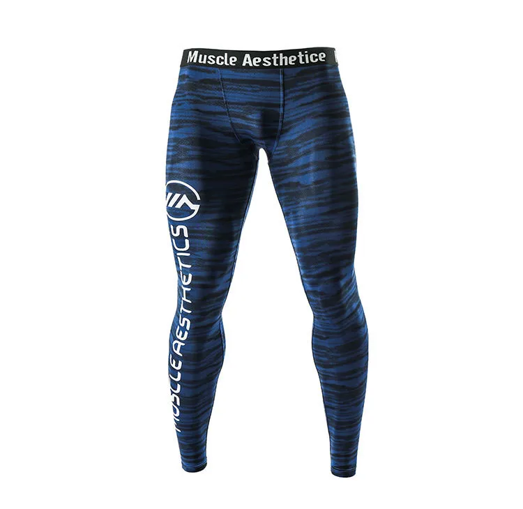 Новые штаны для йоги, спортивные Леггинсы для бега, обтягивающие леггинсы, компрессионные колготки, быстросохнущие дышащие мужские Слаксы