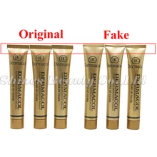 100% original Dermacol Base Makeup Cover 30g Primer Concealer Base Professional Dermacol Make up Foundation Contour Palette