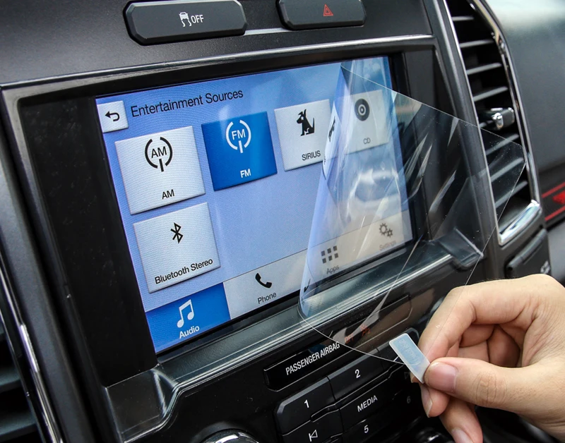 

For Ford F150 F-150 2015-2019 Car Accessories Navigation Screen Protector Touch Display Screen Protector Film Anti Scratch