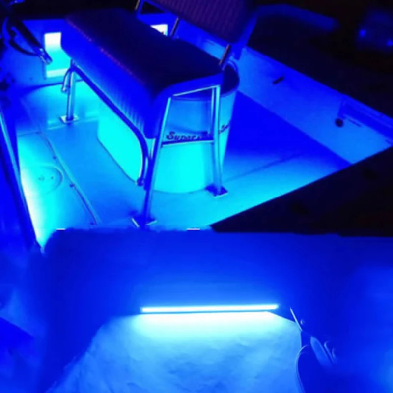 underwater led 2pcs 12" Waterproof LED Marine Boat Yacht Deck Bow Pontoon Navigation Light under water light