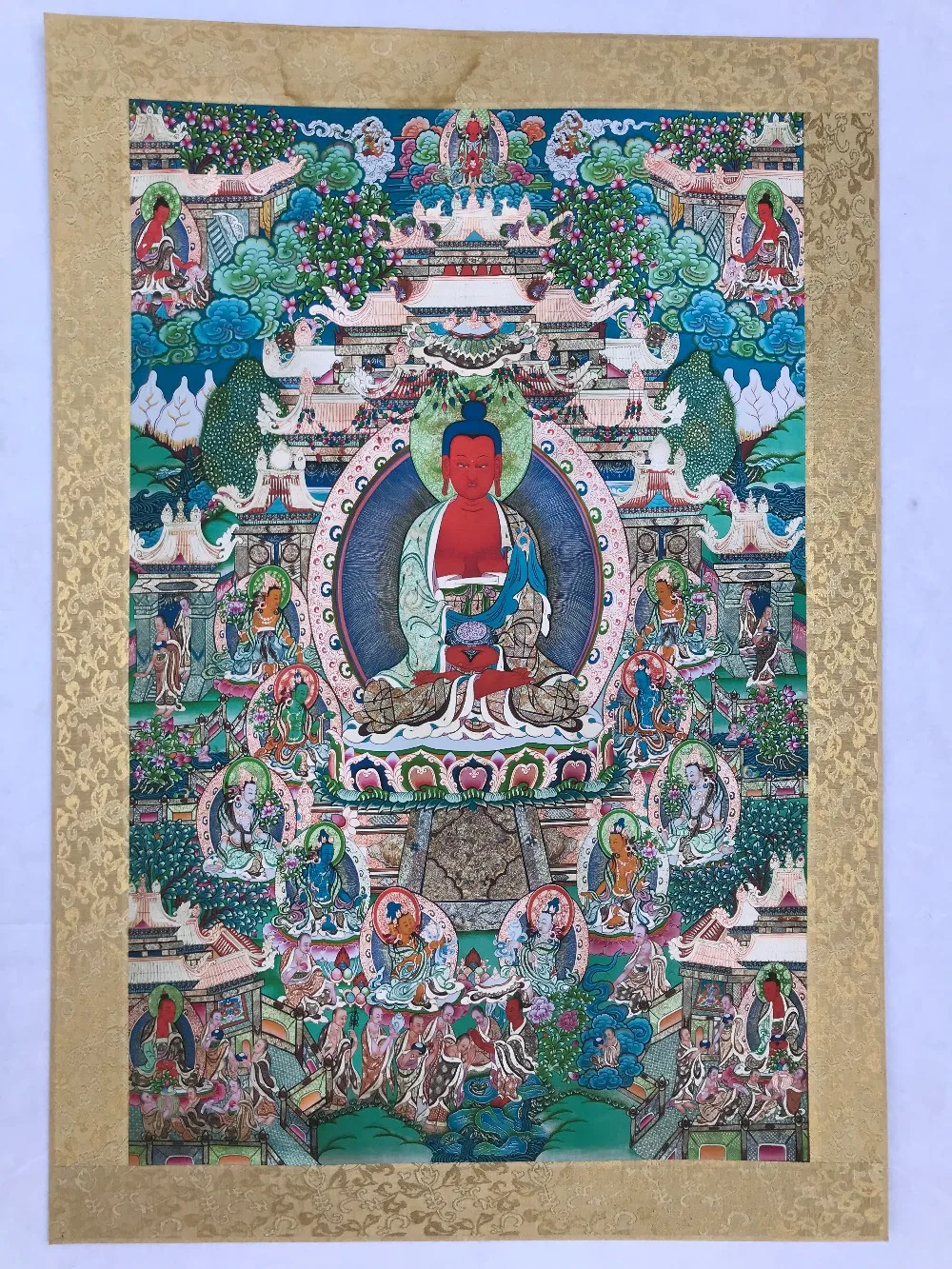 

Chinese Tibetan Buddhist Thangka Buddhism God portrait