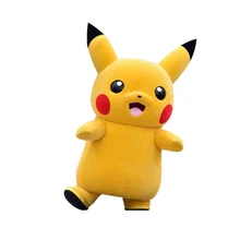 Высший сорт роскошный костюм талисмана Пикачу костюмы мультипликационных персонажей маскарадный костюм нарядное платье вечерние костюмы