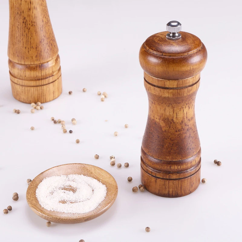 Manual Wooden Kitchen Pepper Grinder 6
