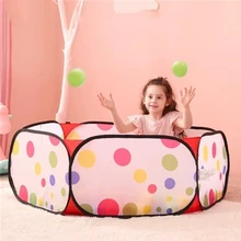 Девочка принцесса Дети Палатки портативный детский дом открытый складной играть ребенка шатер шар бассейн вигвам типи палатка Tenda Infantil палатка