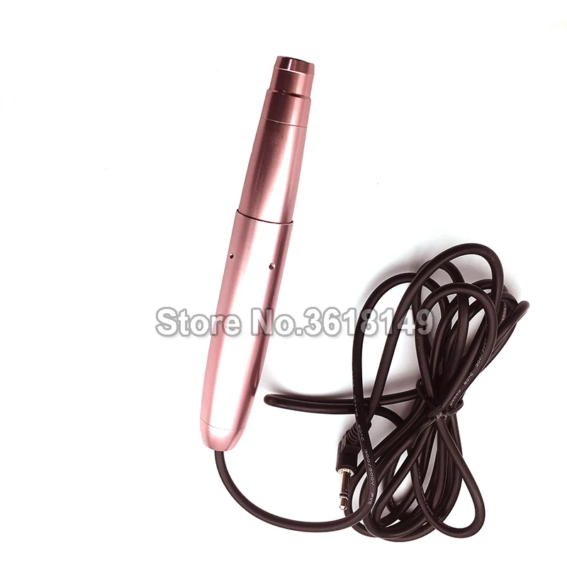 Baratos ¡Novedad! juego De bolígrafos De maquillaje permanente De rosas con máquina De tatuaje De Motor suizo para cejas De labios Maquina De Tatuagem