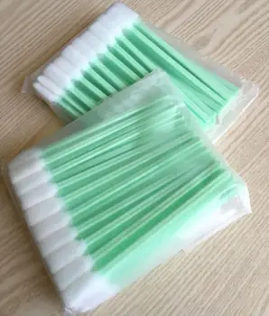 

100 pcs/lot TX712A Rectangular Head foam swab for cleaning broad surfaces and flat areas, 100 swabs