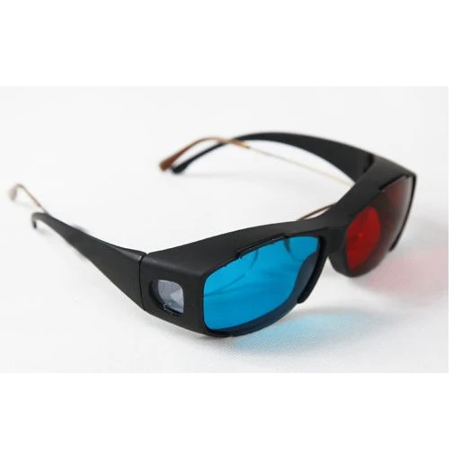 New Plastic Framed Dimensional Anaglyph 3D Vision Glasses Plasma TV Movie