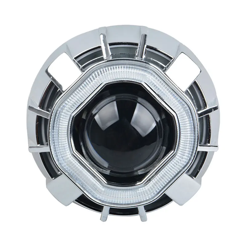 RACBOX 3 дюйма H1 HID линзы проектора Bi Xenon с белым красным синим двойным ангельским