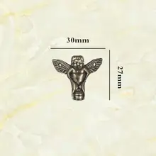 JD 8 шт. 30*27 мм Мини Ангел антикварная ножка цинковый сплав украшение для Кабинета деревянная коробка четыре стороны