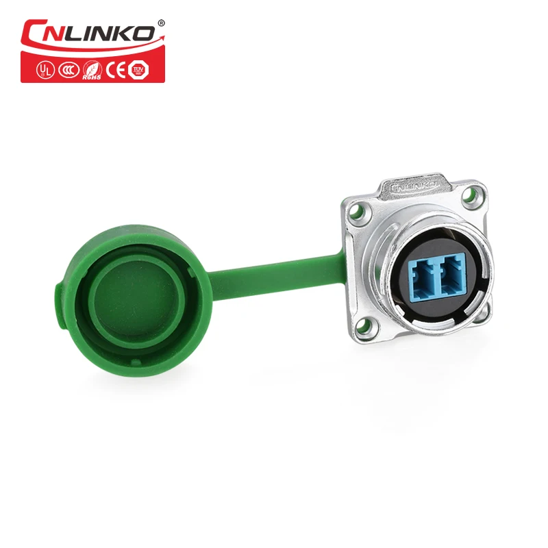 Cnlinko IP67 водонепроницаемые оптоволоконные электрические разъемы 2 контактный